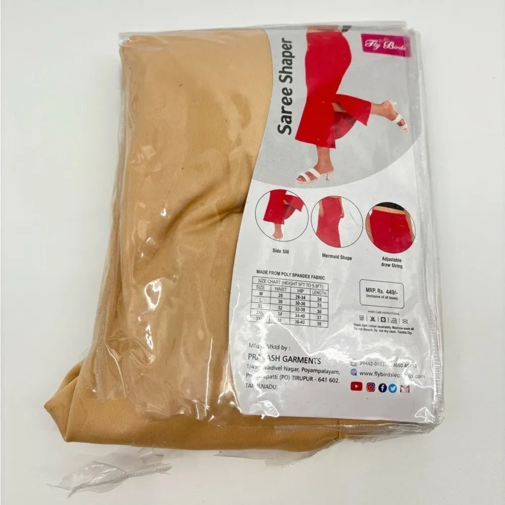 NWT | Women's nude Saree Shaper Skirt | XXL